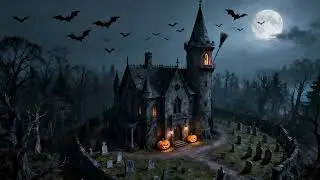 Cozy Halloween White Noise: 🦇Soft Ghost Whispers & Crisp Autumn Air​​ #crunchynoises #halloween