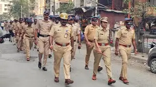 DCP Ragasudha Zone 4  Conducts Flag March assures Voters of Safe Polling 
