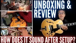 Jazz Guitar Unboxing & Demo | How Does It Sound After My Setup? | Jazz Archtop Guitar Review |