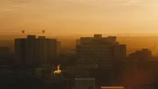 Sunrise at Exhibition st