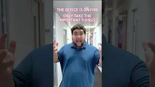 When the office is on fire, grab only the essentials&hellip;like your Dual Study Program at Telekom!