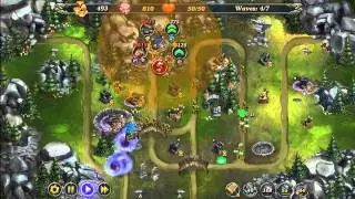 Royal Defense: Invisible Threat Wastelands Level 2-1 Hard 3 Stars