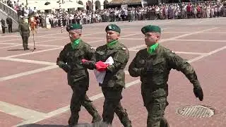 Święto Konstytucji 3 maja w Zamościu 2024. Uroczystości państwowe, awanse, musztra i parada wojskowa