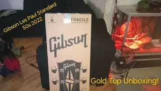 Gibson Les Paul Standard 50s 2022 Gold Top Unboxing!!!