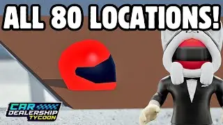 🔥ALL 80 HELMET LOCATION in Car Dealership Tycoon UGC Event!!! #cardealershiptycoon  #roblox