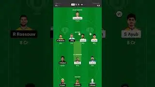 PES vs QUE Dream11 Team