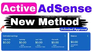 Instant Active Dashboard New Method 2025 | How to Get Fast AdSense Approval in 24 Hour