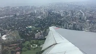 Boeing 777 Takeoff - Fantastic View of Metro Manila -  ANA Economy Class