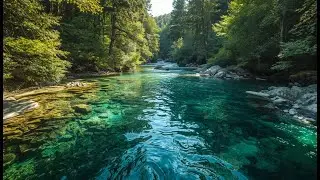 Relaxing River ASMR | Gentle Water Sounds for Sleep, Study & Meditation