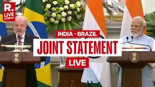 PM Modi & President Lula Joint Statement After MoU Exchange | India-Brazil Joint Statement | LIVE