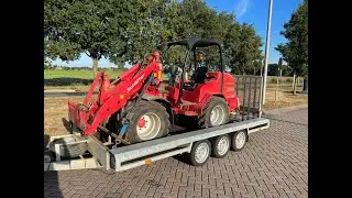 Schäffer 3550 radlader kompaktlader kniklader  kubota diesel