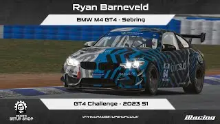 iRacing - 23S1 - BMW M4 GT4 - GT4 Challenge - Sebring - RB