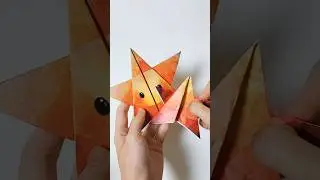 Easy ⭐ One-Paper Origami Star | Christmas Printable Craft