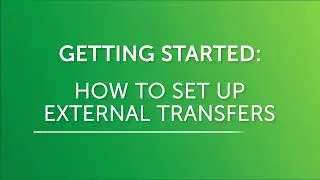 How to Set Up External Transfers - Mobile
