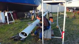 Building a Sailingboat , Mast , Sailing , SY Vixen , Please subscribe !