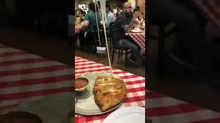 Calzone Cheese Pull, Pizza, So Satisfying 😛