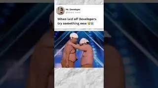 When laid-off Developers try something new 😅💻 #coding #funny#memes