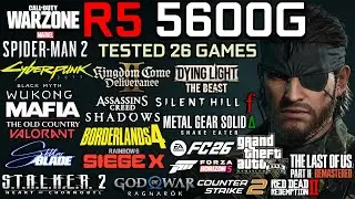 Ryzen 5 5600G : Test in 26 Games in 2025 - Gaming Test in 2025