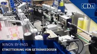 CDA Deutschland GmbH - Etikettiermaschine NINON BY PASS - Etikettierung von Getränkedosen