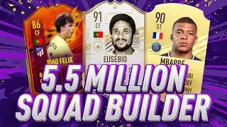 FIFA 21 BEST 5+ MILLION SQUAD BUILDER POSSIBLE! + CUSTOM TACTICS!