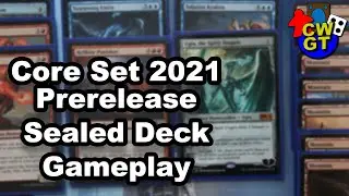 Magic: The Gathering - Core Set 2021 Prerelease sealed deck gameplay