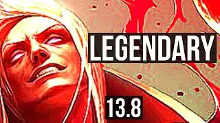 VLADIMIR vs RUMBLE (MID) | 11/0/4, 68% winrate, Legendary | KR Master | 13.8