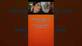 New movie sikandar :Salmankhan ,Rashmika  launch 30/03/2025