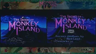 The Secret of Monkey Island - Real hardware comparison Sega-CD VS MS-DOS  - No Emulator.