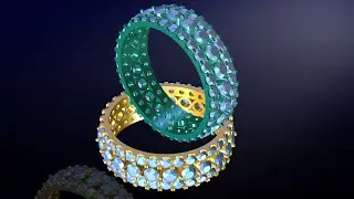 How To Design A Ring With Matrix 8 Gemvision 310 #umphumrin #jewelrydesign #trending