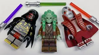 LEGO Star Wars | Darth Desolous | Darth Revan | Kit Fisto | Unofficial Minifigures