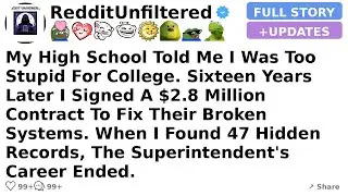 They said I was too stupid to succeed. But now I sign their paychecks. [FULL STORY]