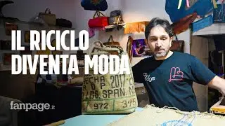 I materiali da riciclo diventano moda: le borse di Giuseppe Cognetti nascono ai Quartieri Spagnoli