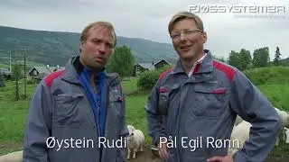 Rullende f&ocirc;rbrett til sau og geit