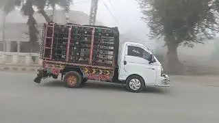 Heavy fog reigns in Mianwali city on Tuesday, 13/01/26