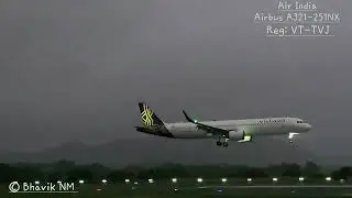 Early morning Landing Air India Flight AI2241