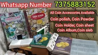 Whatsapp number 📞7375883152 🪙All Coin Accessories Available Coin polish, Powder, Holder, Album Etc..