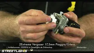 Sport Vergaser 17,5mm 2Extreme passend Piaggio / Gilera /Aprilia Roller Tuning 70ccm Carburetor