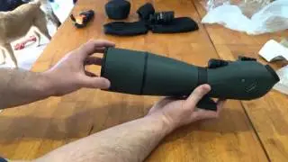 Vortex Optics Viper HD 20-60X80 Angled Spotting Scope box opening