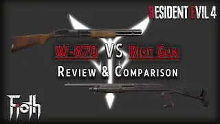 Resident Evil 4 - W-870 X Riot Gun Review & Comparison (Tested on Professional)