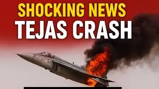 Kya hua dubai airshow mai jo india tejas hua crash 😱 #tejas #dubai #airforce 