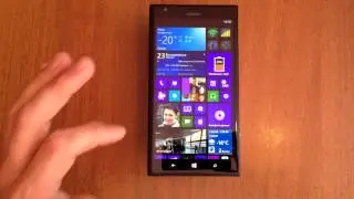 Nokia 1520, работа интерфейса