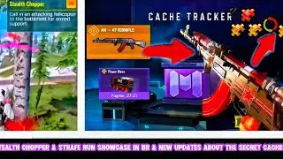 NEW BR STEALTH CHOPPER & STRAFE RUN SHOWCASE + NEW UPDATES ABOUT SECRET CACHES SYSTEM #codmobile