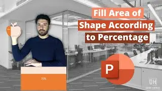 Fill Area of Shape According to Percentage in PowerPoint