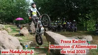 Franz Kadlec - Champion d'Allemagne de trial 2023