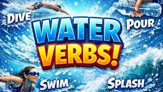 Water related verbs, by Teacher Zephanie