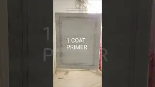 Why 2 coats of Primer? .... it's a must