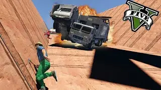 GTA V Online - La Avalancha Mortal !! xD - GTA 5 MODS - ElChurches