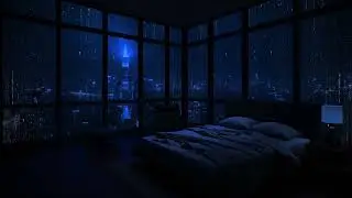 Rainy City Nights 🌧️ 24-Hour Rain Sounds for Deep Sleep & Relaxation
