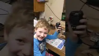 Lil C makes his first HF QSO with KJ6ER who was playing POTA