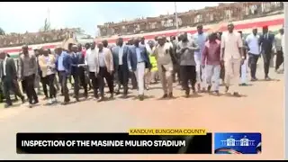 See President Ruto Inspect Masinde Muliro Stadium project in Kanduyi, Bungoma County!